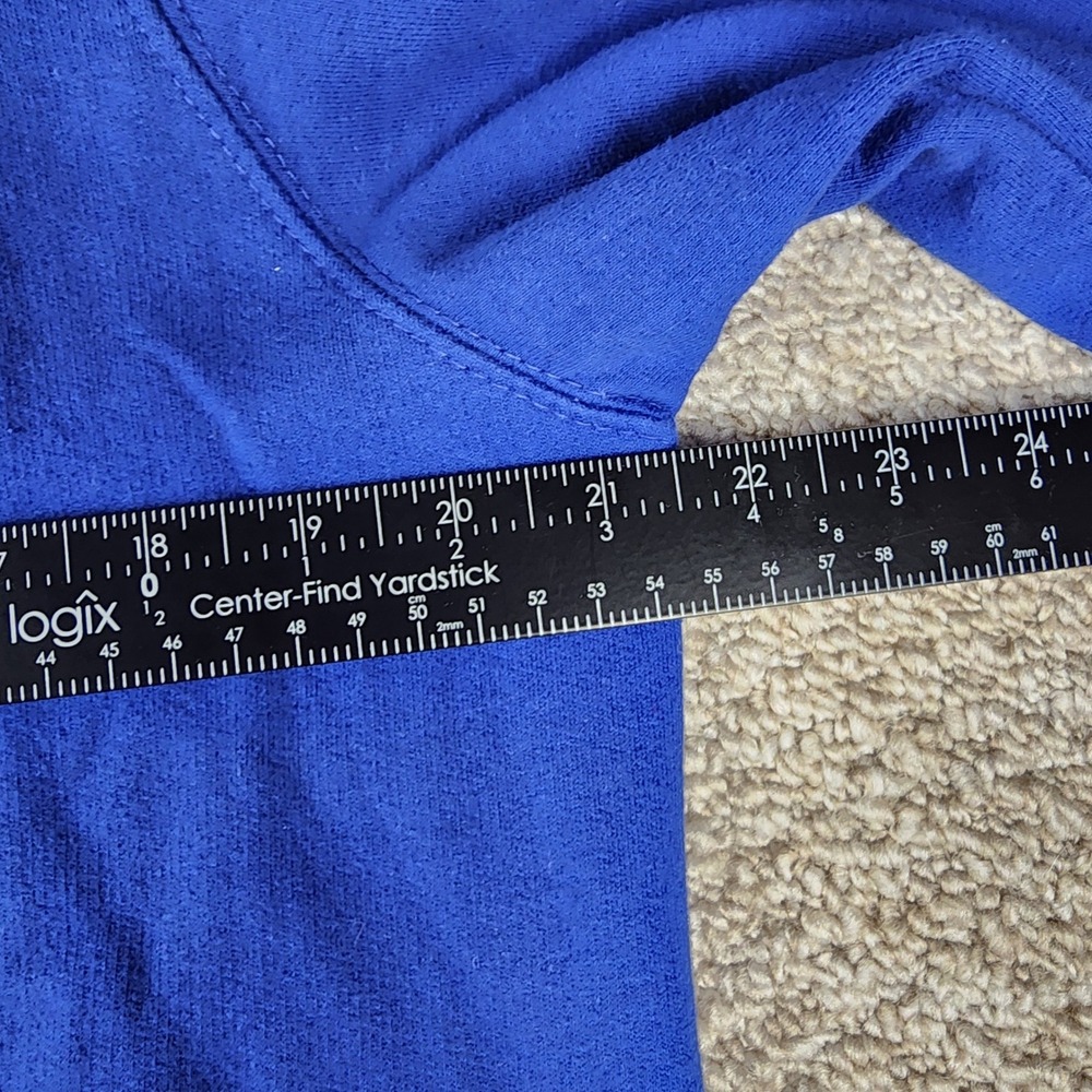 Unbranded Chicago Cubs Hoodie Size L MLB Baseball Pullover Blue Red Sportswear - Picture 6 of 9
